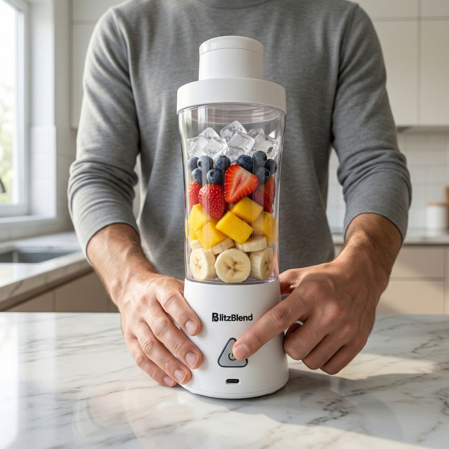 BlitzBlend Signature White Starter Bundle