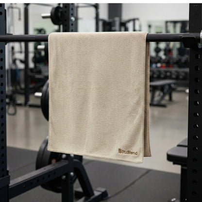 BlitzBlend Natural Sand Microfibre Gym Towel