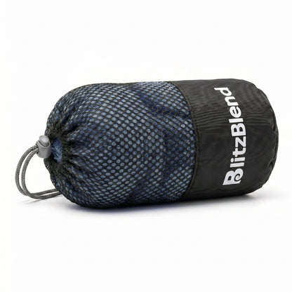 BlitzBlend Stone Grey Microfibre Gym Towel