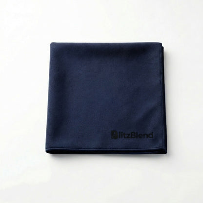 BlitzBlend Signature Black Microfibre Gym Towel