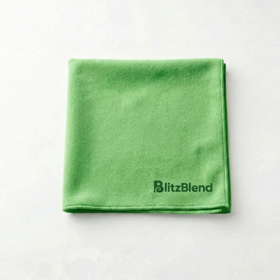 BlitzBlend Spring Green Microfibre Gym Towel