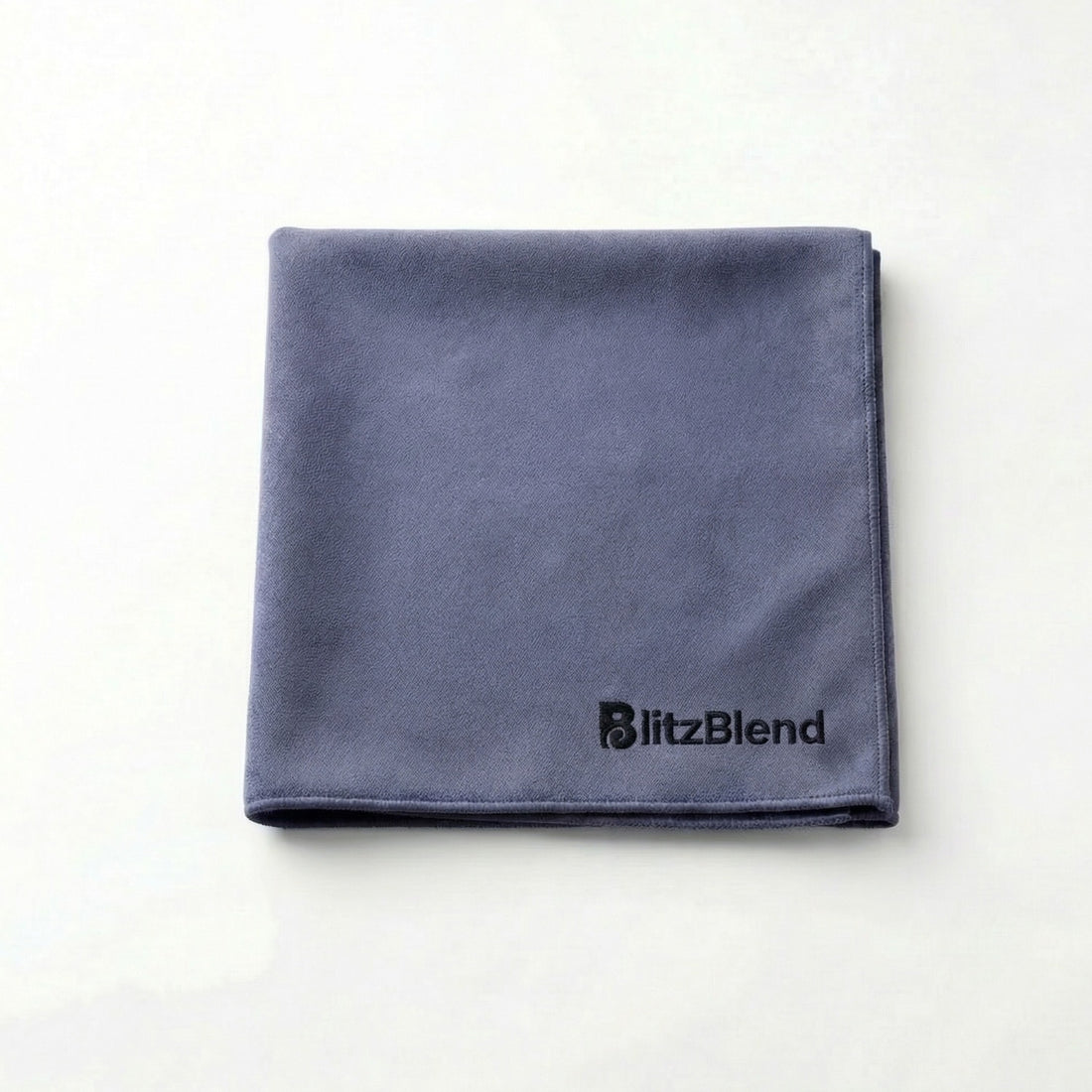 BlitzBlend Stone Grey Microfibre Gym Towel