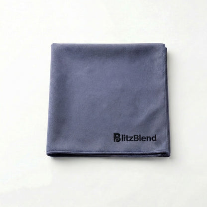 BlitzBlend Stone Grey Microfibre Gym Towel